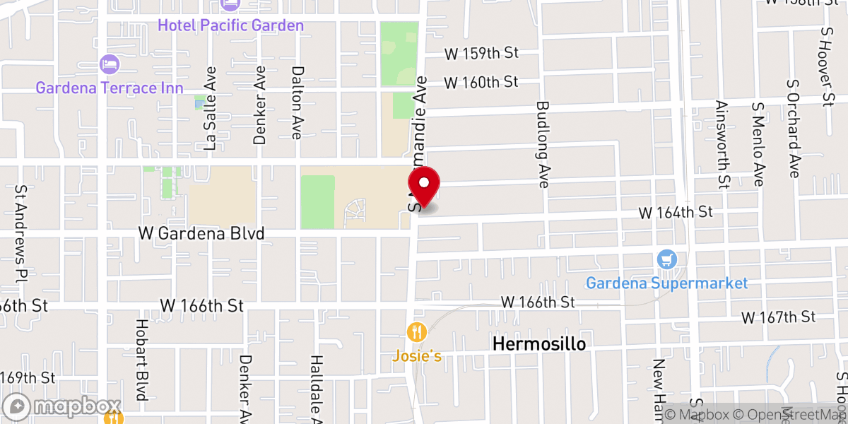Map showing location of New Hope Fellowship