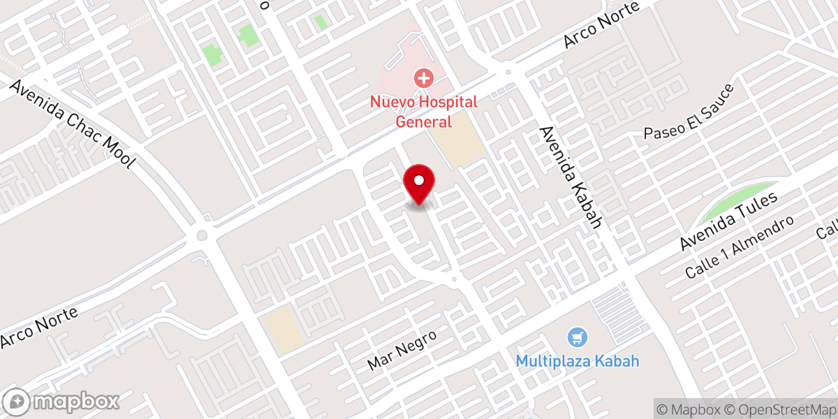 Map showing location of Capilla San Andrés