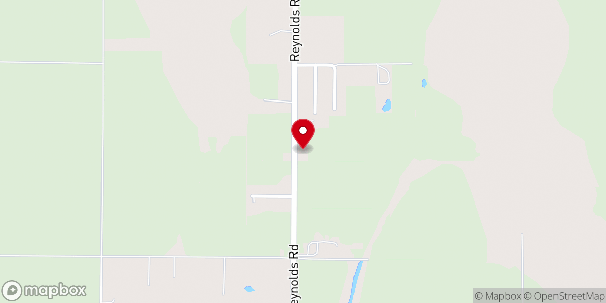 Map showing location of Harvest Church