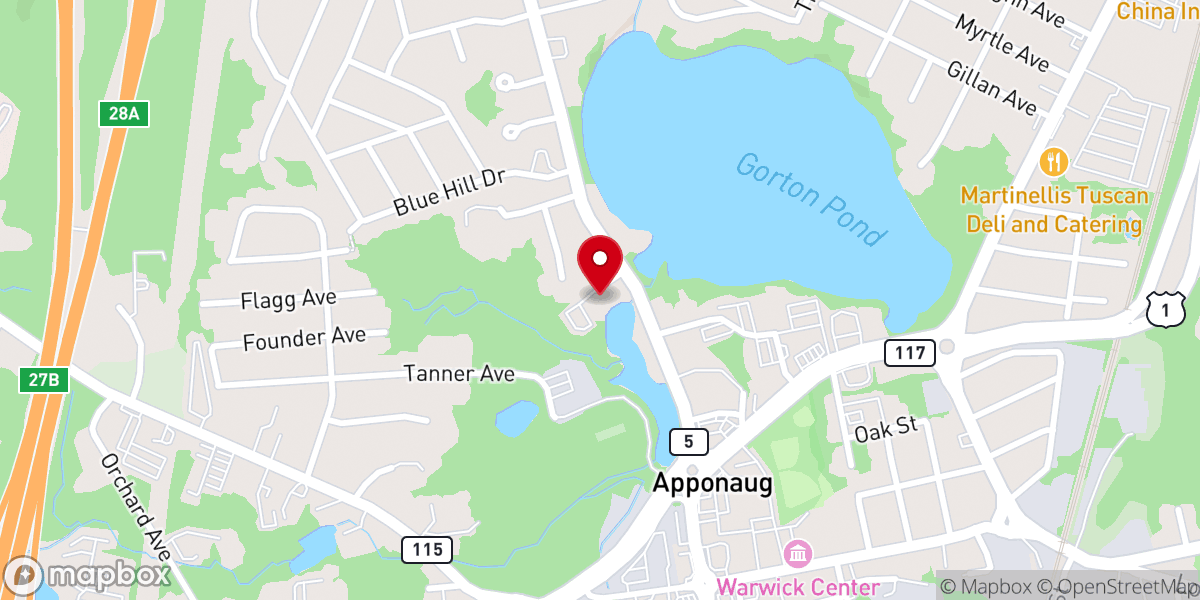 Map showing location of Living Faith Christian Church