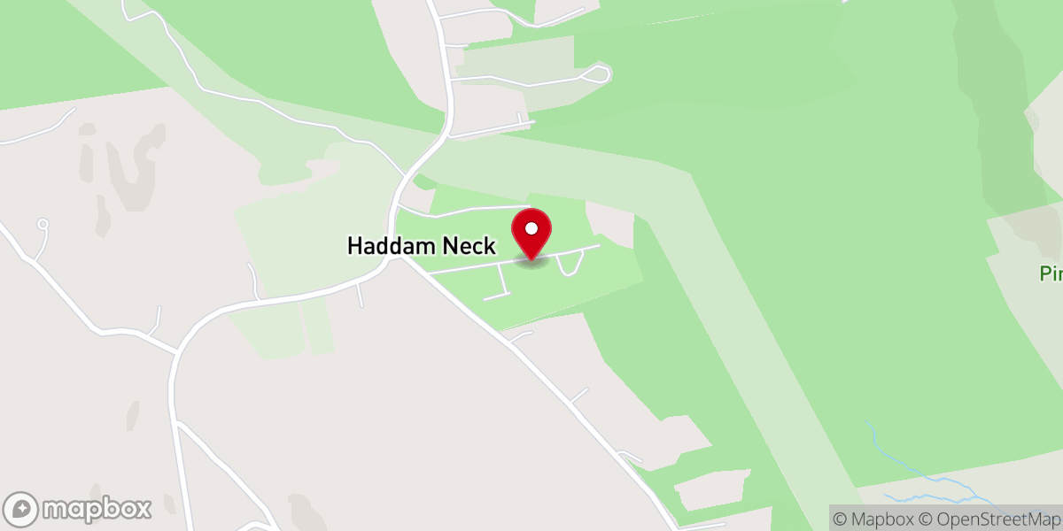 Map showing location of Haddam Neck Fairgrounds
