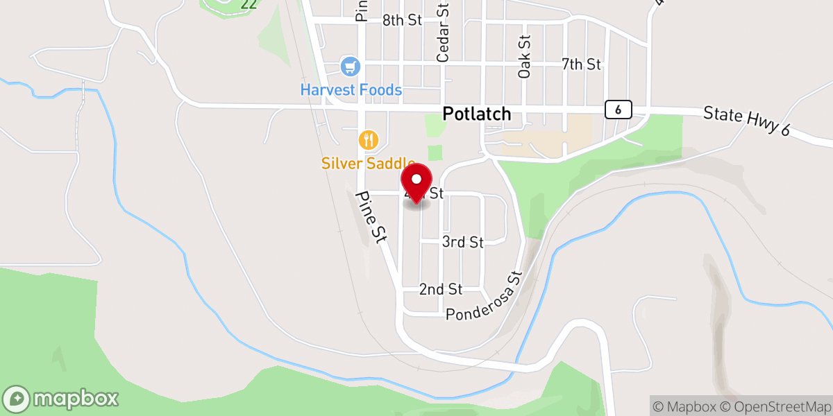 Map showing location of Grace Community Church