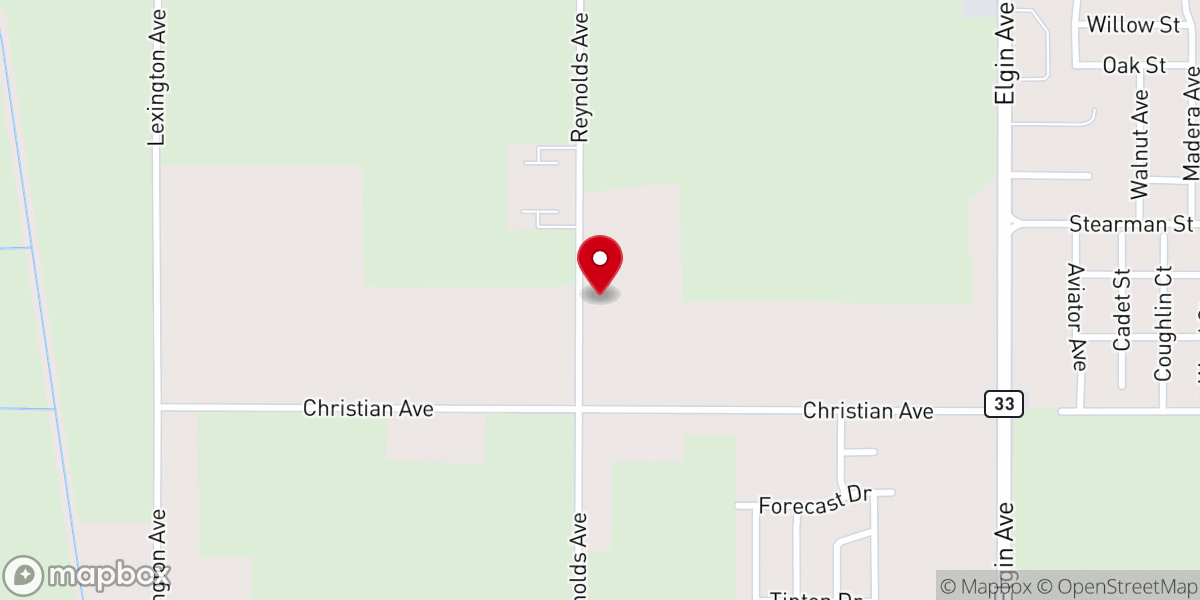 Map showing location of Mount Moriah First Baptist Church