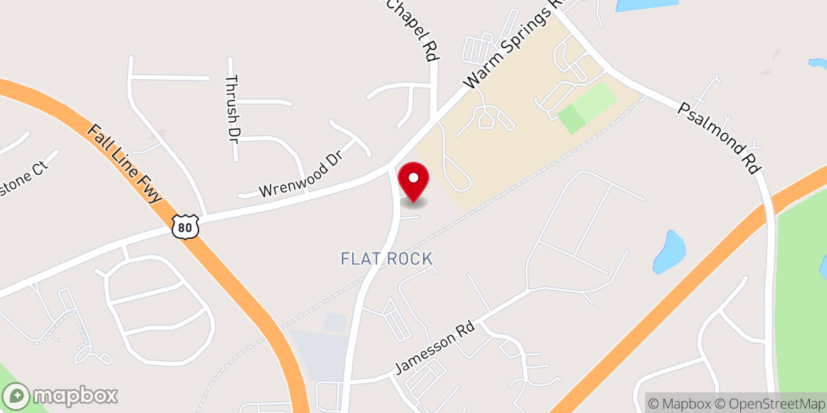 Map showing location of Bethel Church
