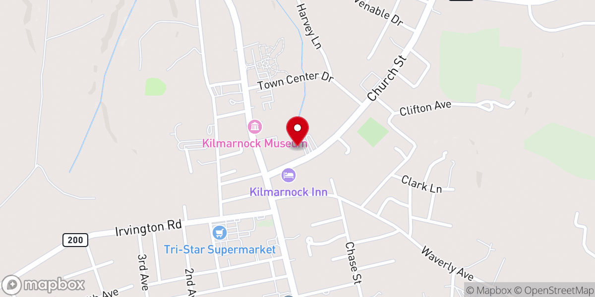 Map showing location of Church Resource Services Inc