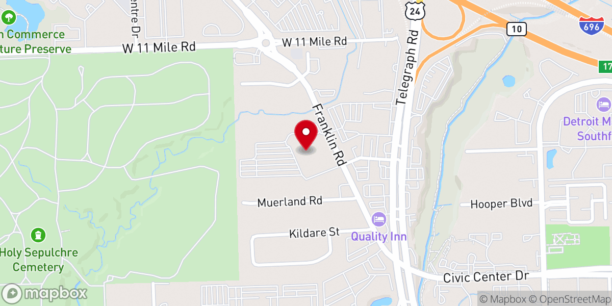 Map showing location of Christian Tabernacle Church