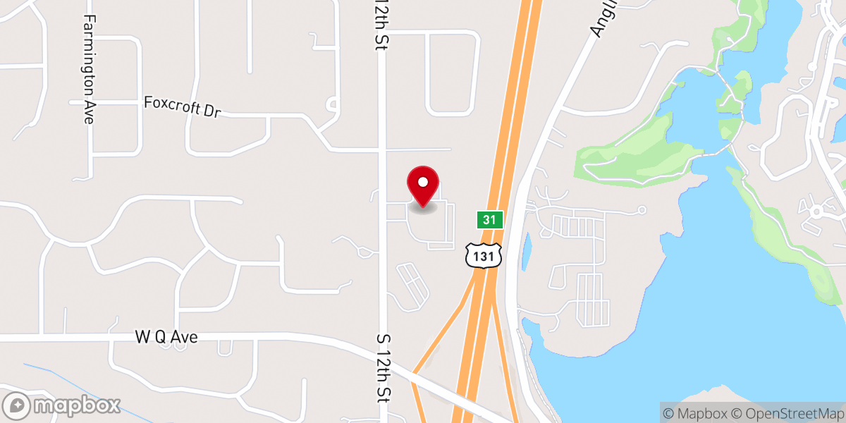 Map showing location of Berean Baptist Church
