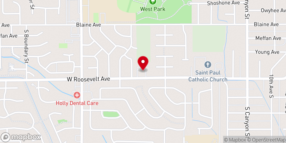 Map showing location of Lutheran Brethren Church