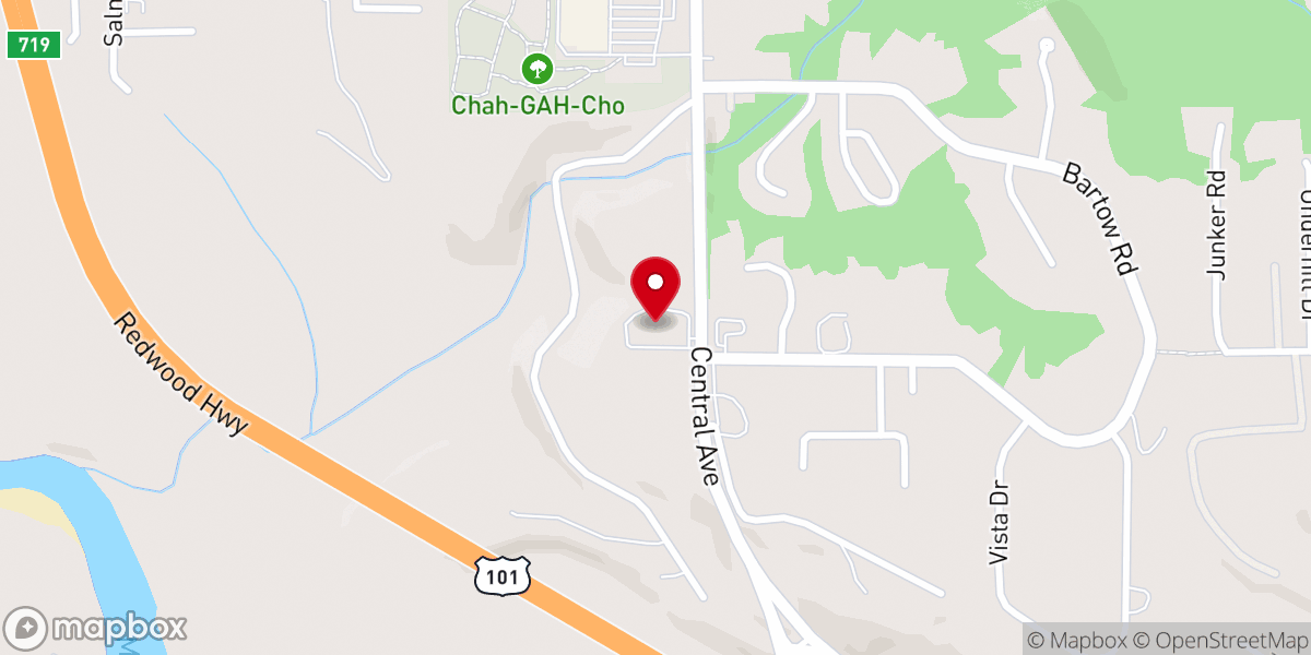 Map showing location of Seventh-Day Adventist Church