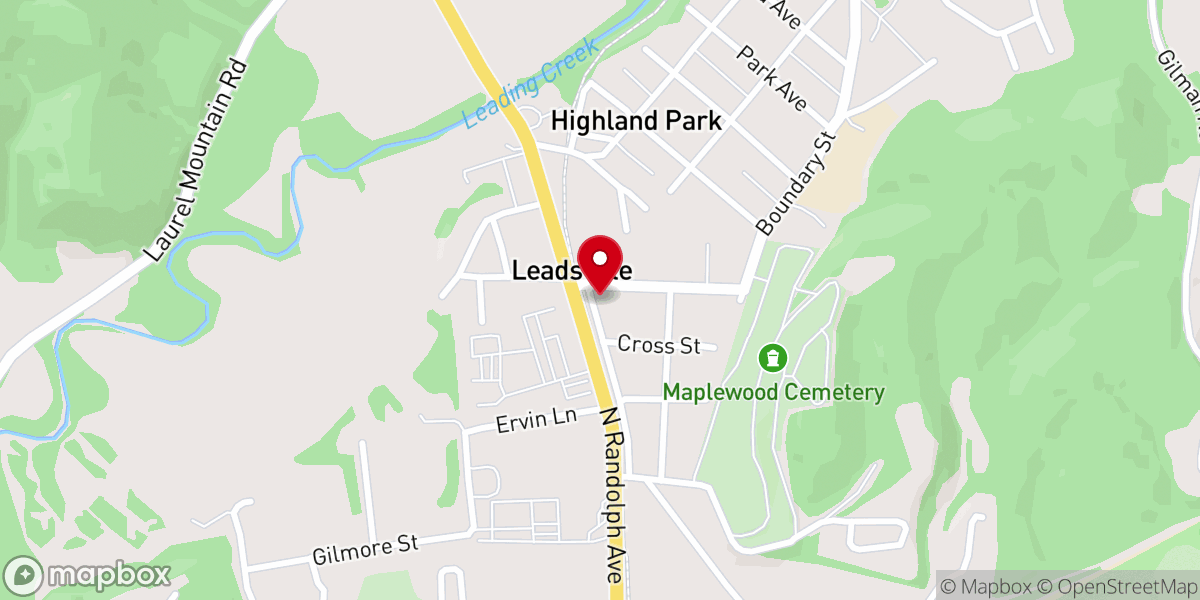 Map showing location of Ambassador Baptist Church