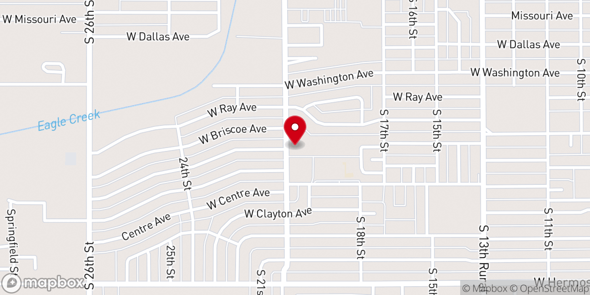 Map showing location of Artesia Church of God