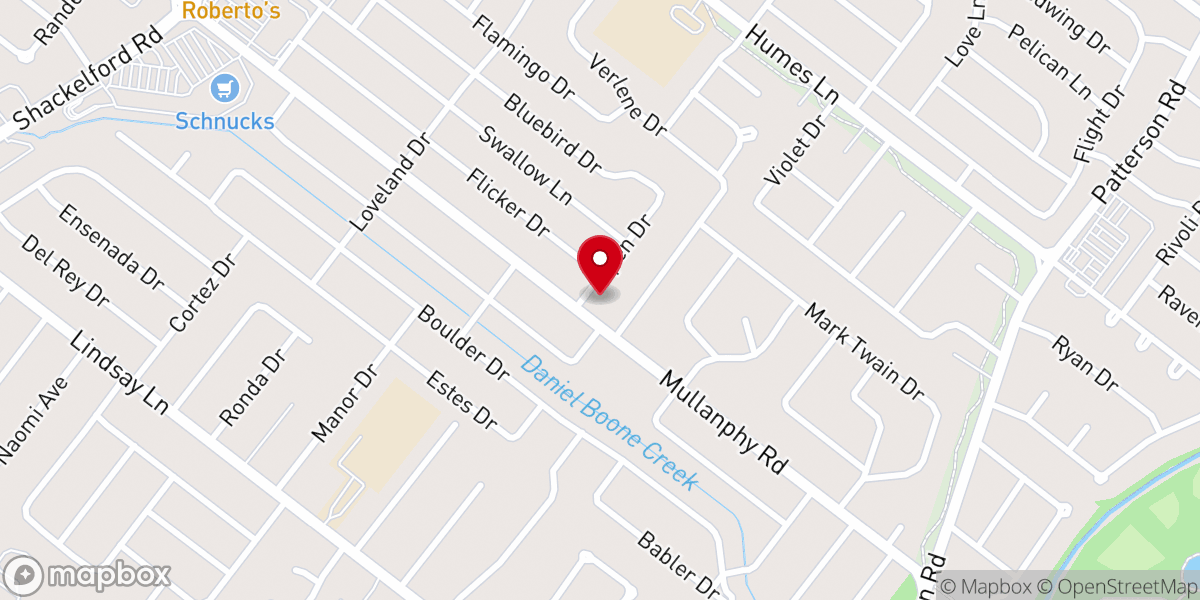 Map showing location of Refuge and Restoration Church