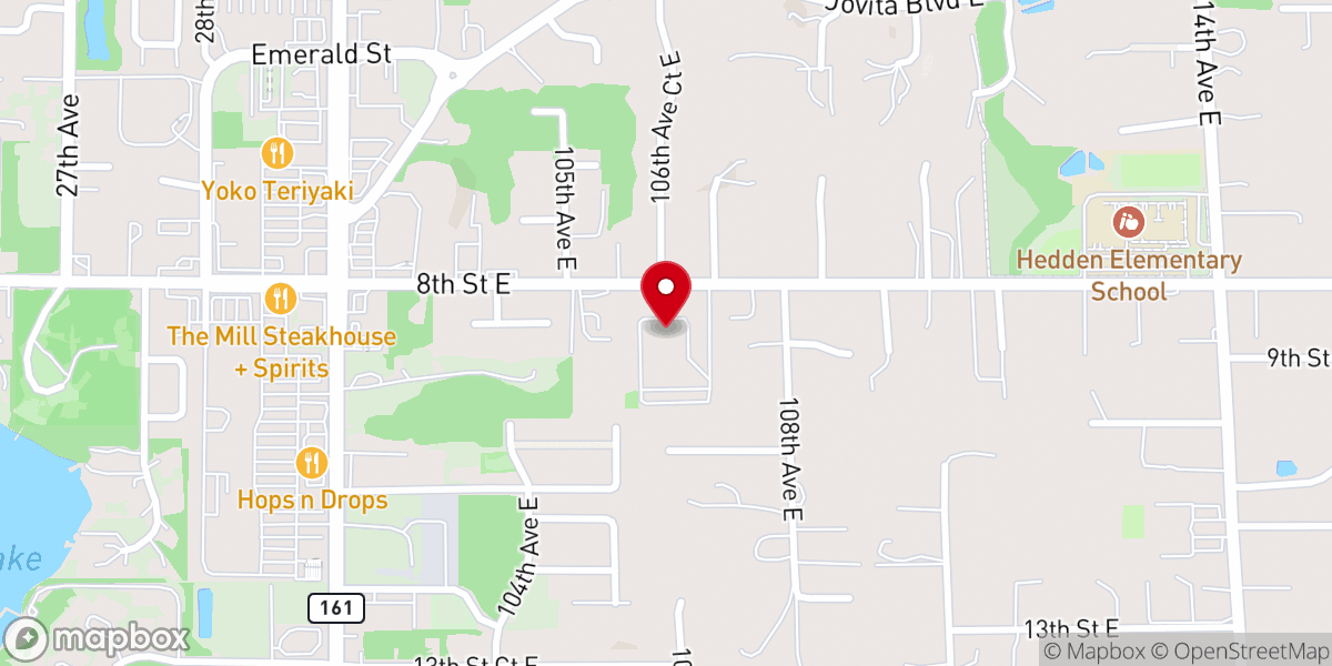 Map showing location of Salvation Baptist Church