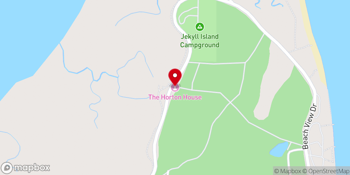 Map showing location of Horton House