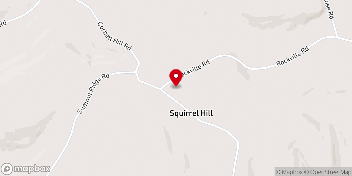 Map showing location of Oak Grove Church