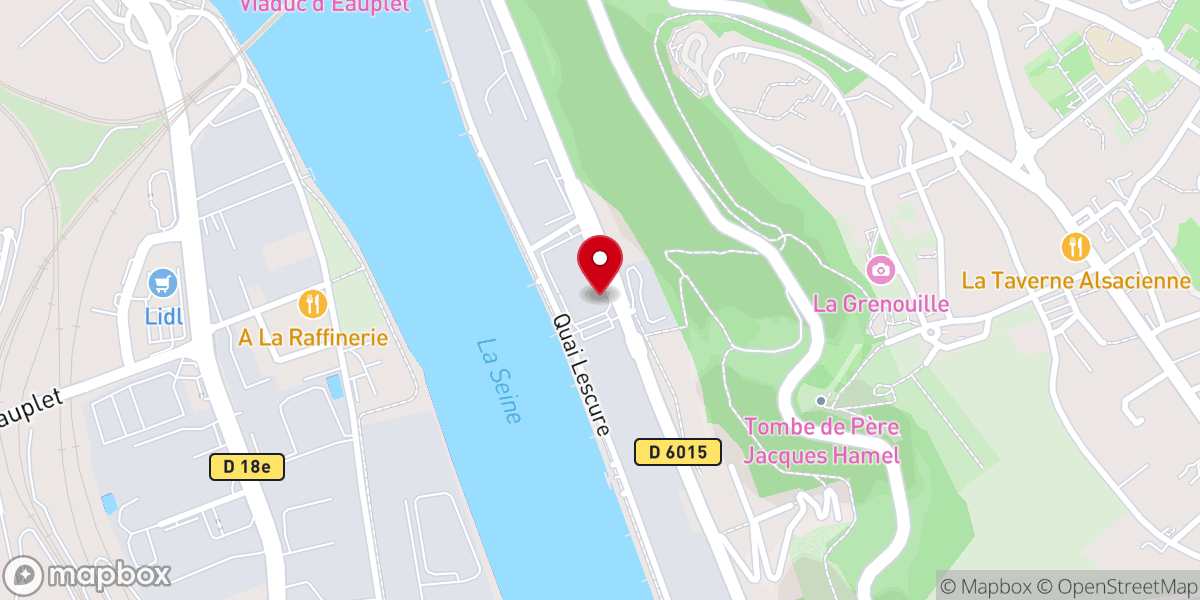 Map showing location of Eglise Vie et Foi