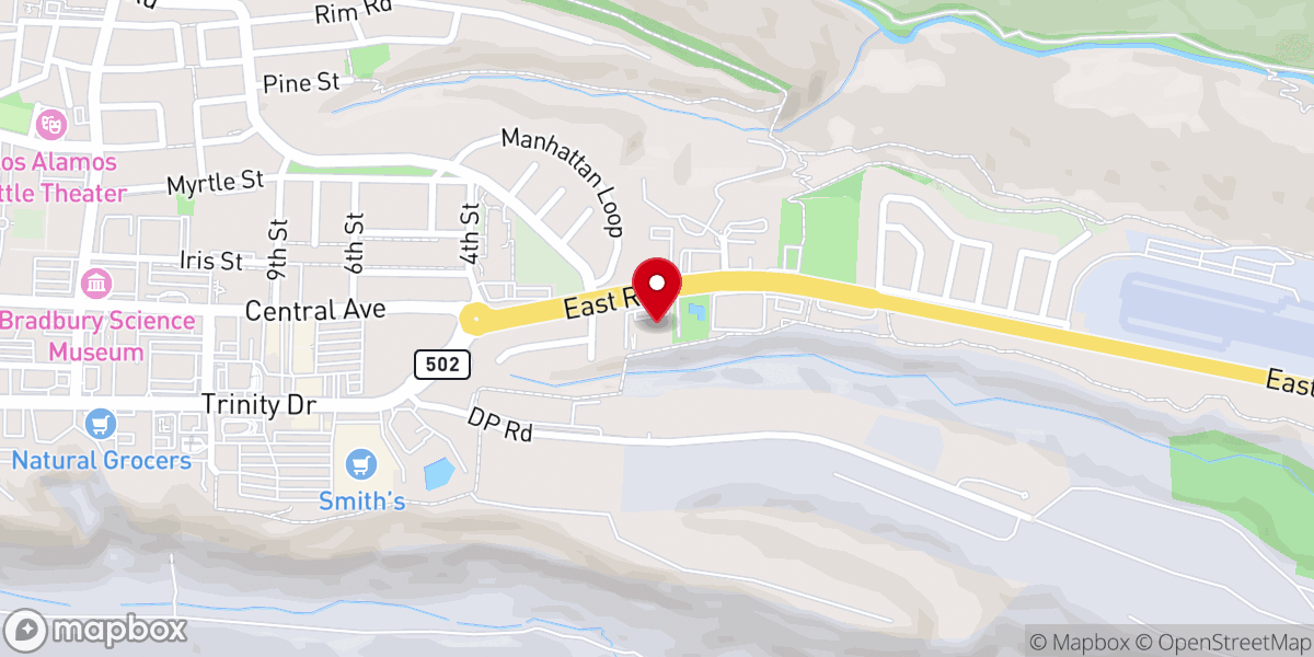 Map showing location of Oikos Bible Institute