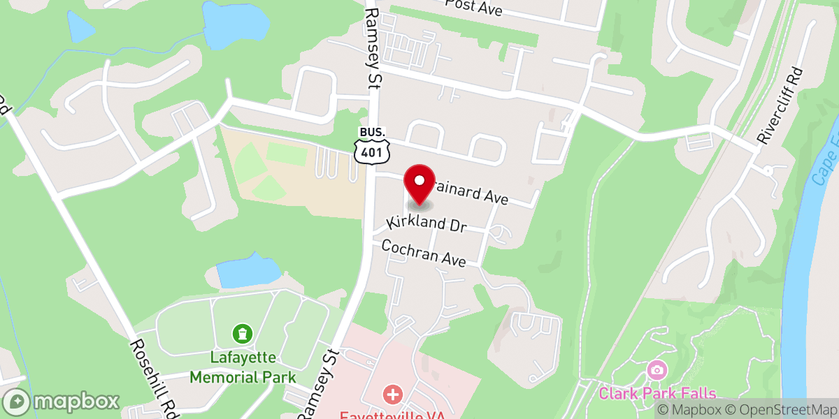 Map showing location of The St. Matthew 25th Church