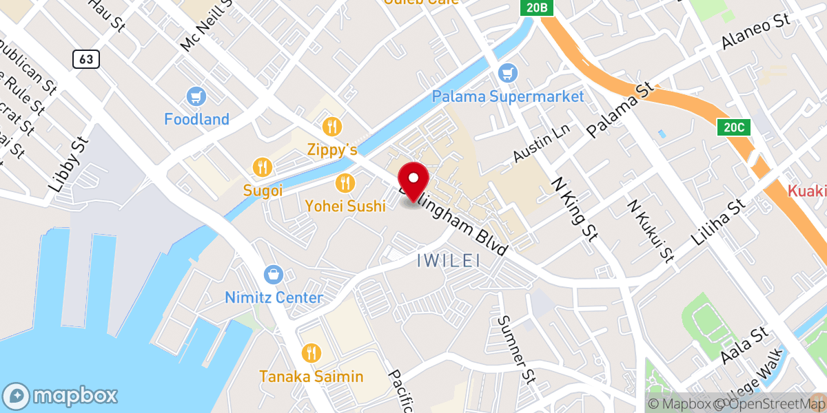 Map showing location of Living the Word