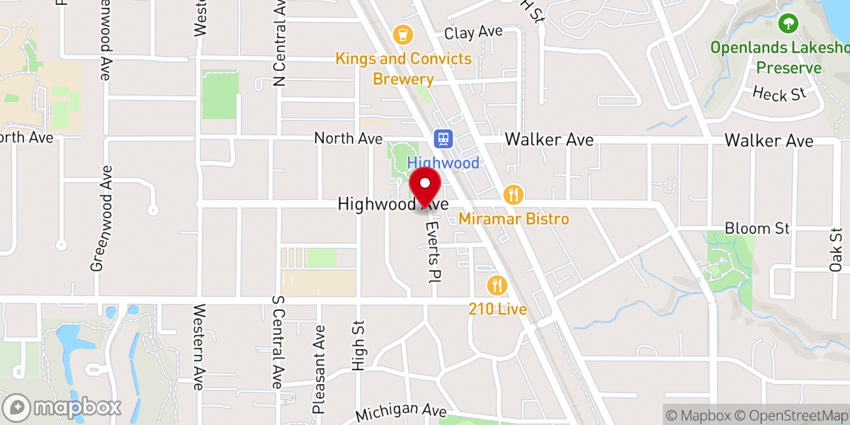 Map showing location of Church of the Redeemer