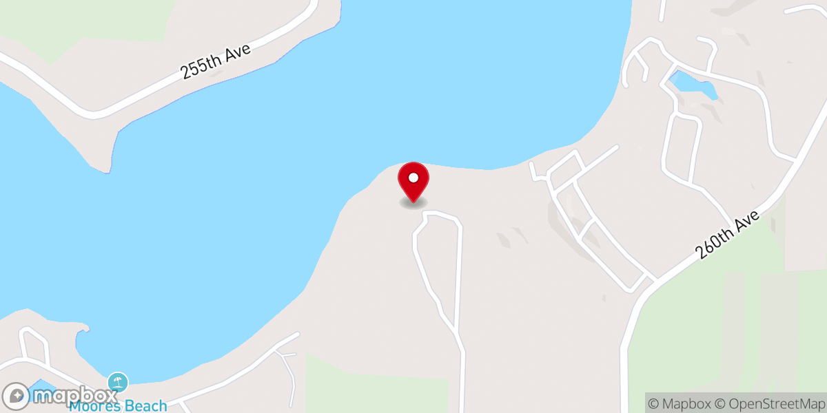 Map showing location of Camp Foster YMCA