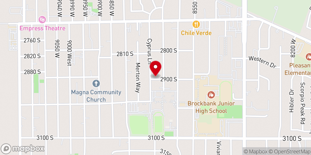 Map showing location of New Testament Baptist Church