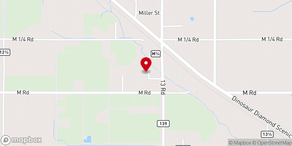 Map showing location of Loma Community Church