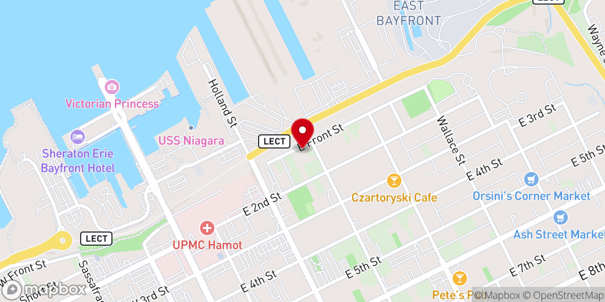 Map showing location of Russian Old Rite Orthodox Church of The Nativity