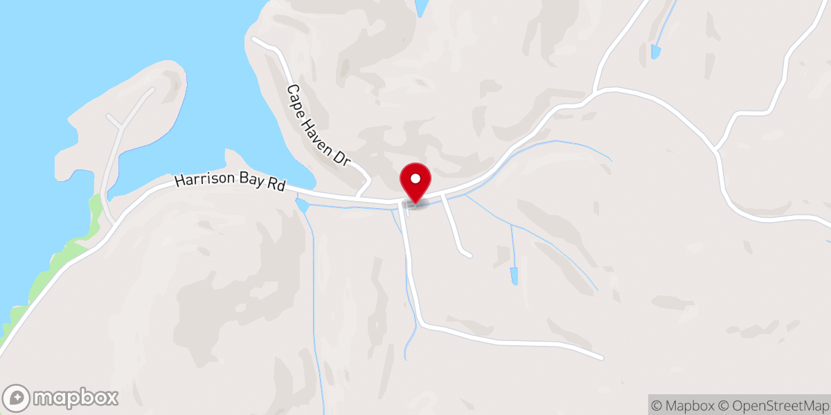 Map showing location of Denny Hill Baptist Church