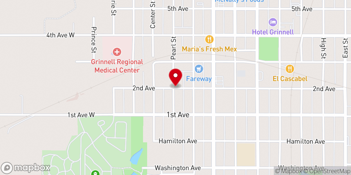 Map showing location of Krueger Robert