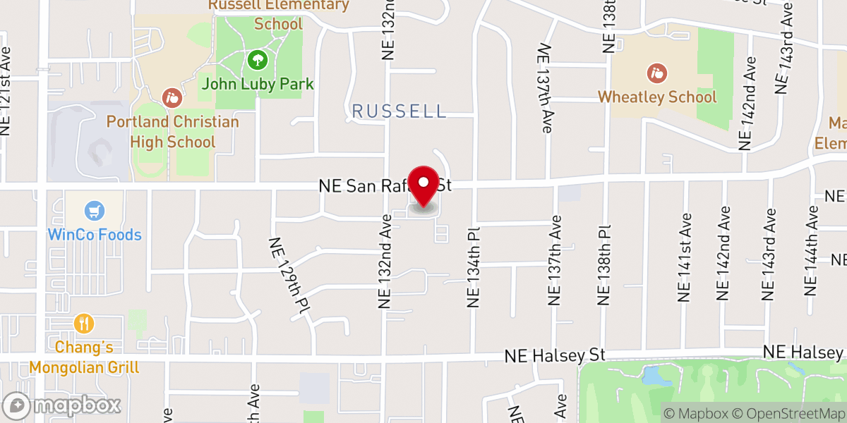 Map showing location of Gateway Church