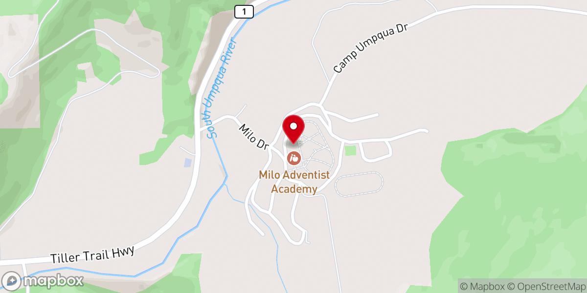 Map showing location of Milo Academy Seventh-day Adventist Church