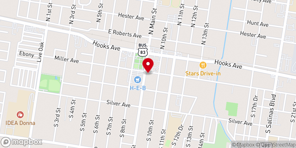 Map showing location of Iglesia Embajadores de Zion