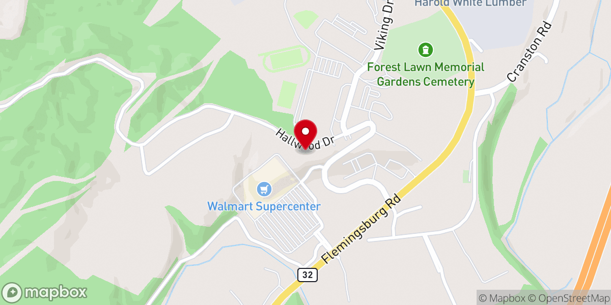 Map showing location of Redeeming Grace Church
