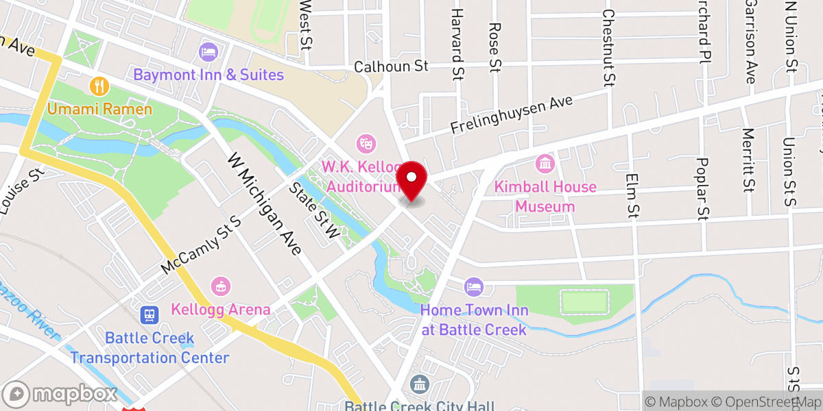 Map showing location of St Philip Catholic Church: Advocates