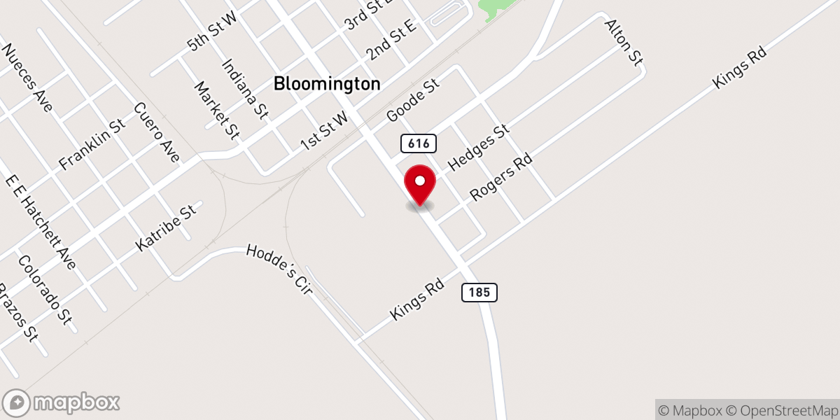 Map showing location of St Patrick's Hall