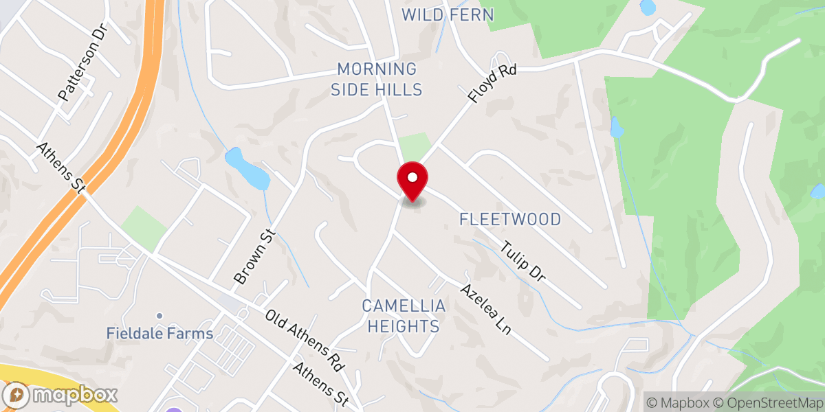 Map showing location of Glory Tabernacle Ministries