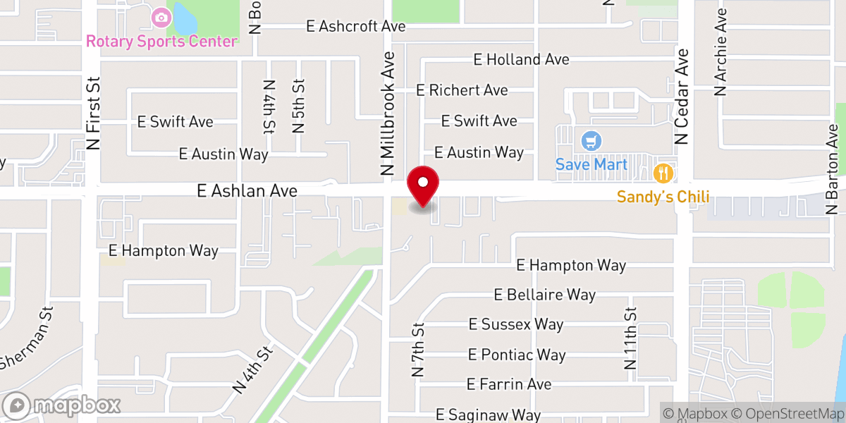 Map showing location of Saints Community Church of God In Christ