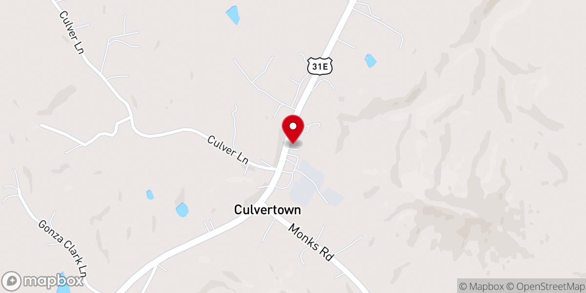 Map showing location of Immaculate Conception Catholic Church, Culvertown