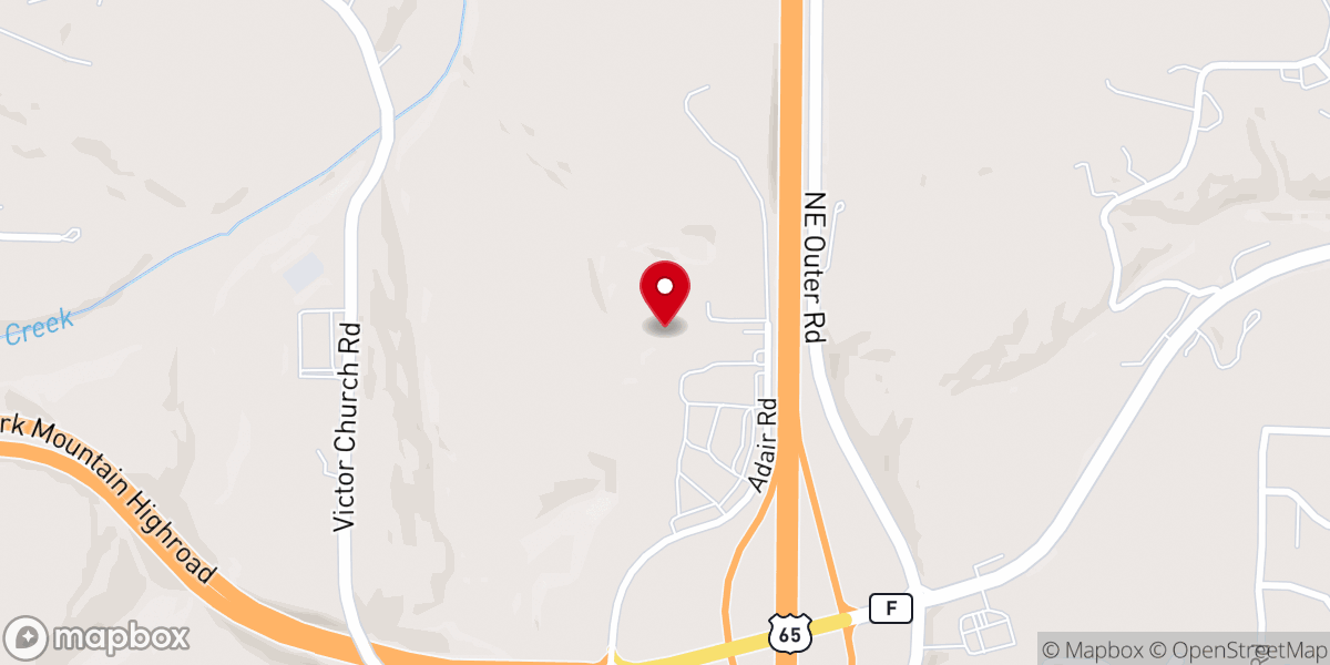 Map showing location of Iglesia Soy De Cristo Me Branson Inc