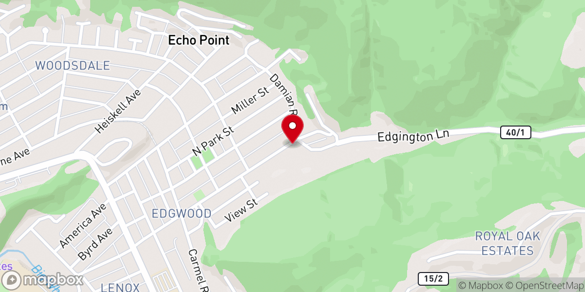 Map showing location of Good Shepherd Home