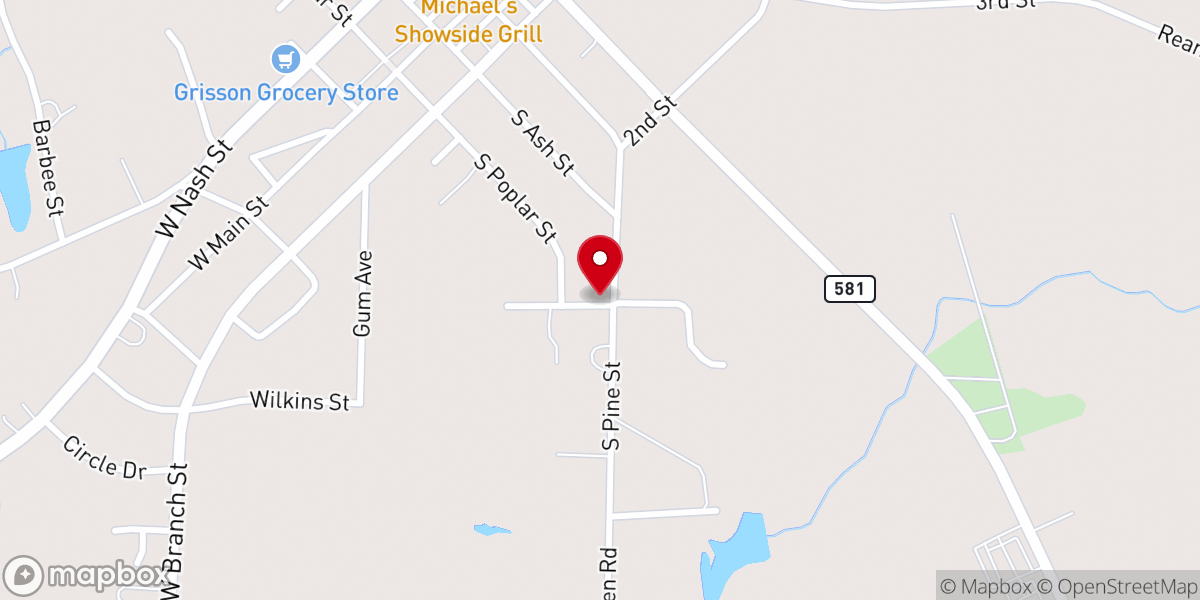 Map showing location of St Steven Baptist Church