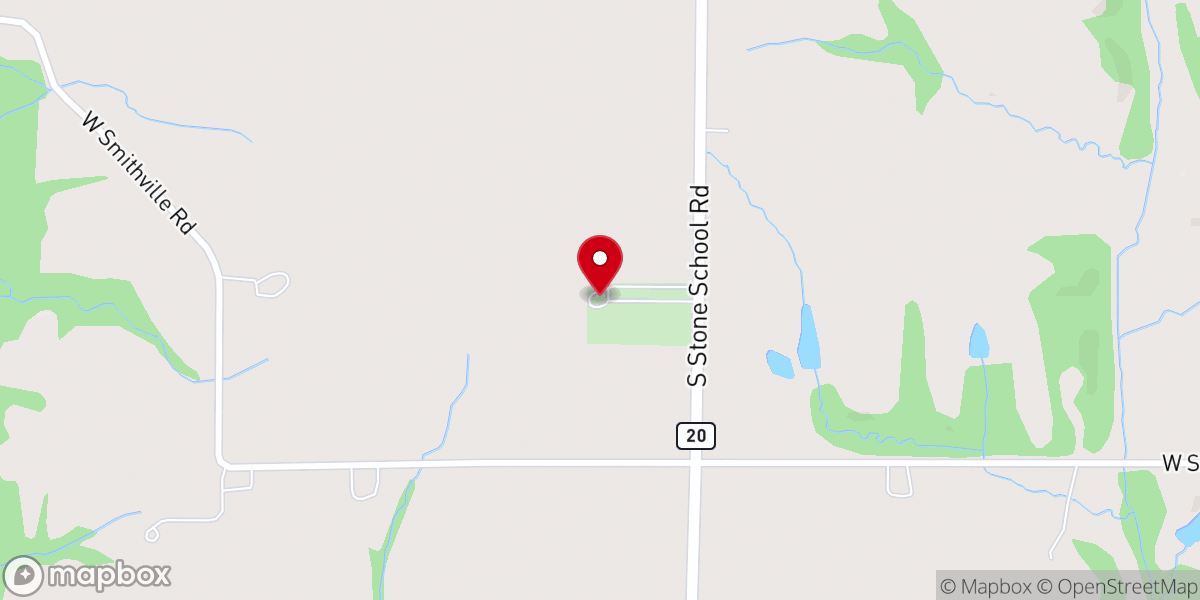 Map showing location of Brunswick Community Church