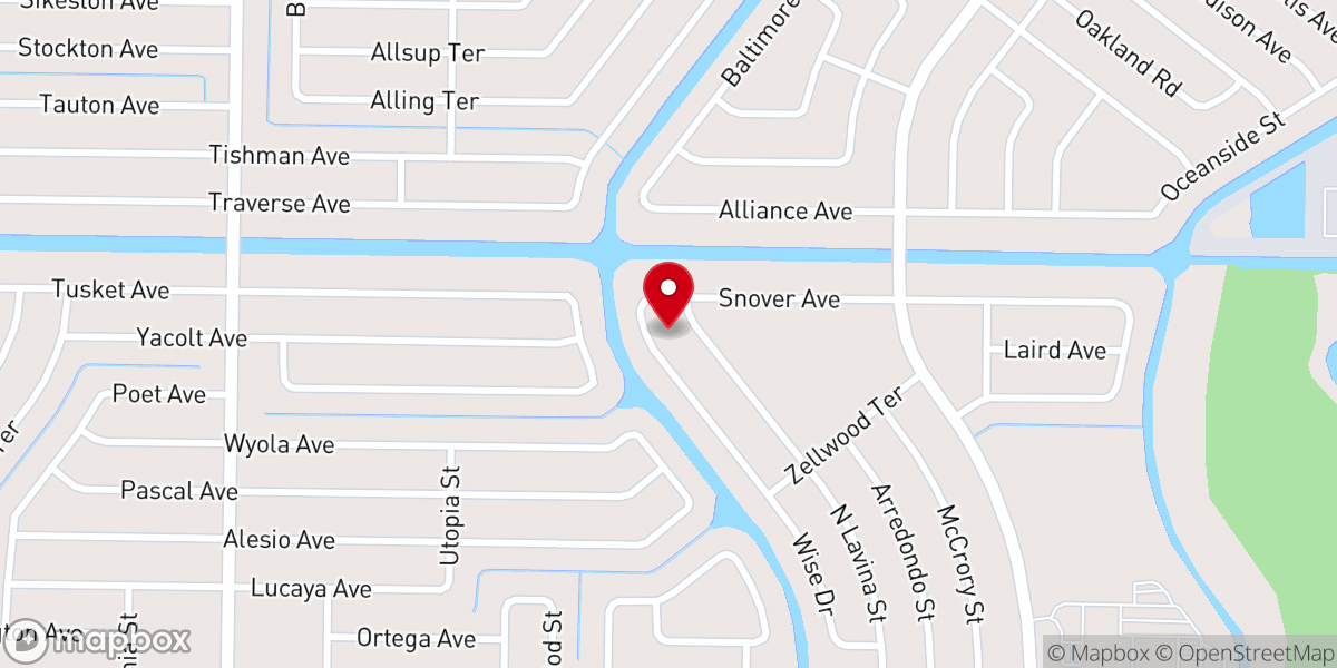 Map showing location of Fathers House Fellowship Inc