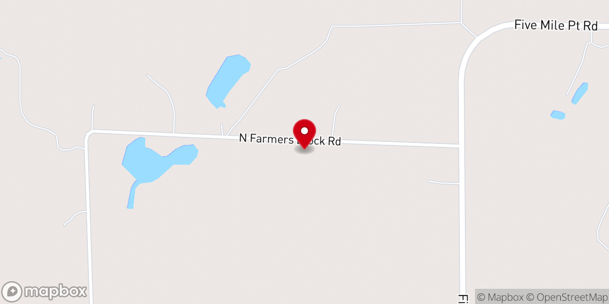 Map showing location of Allouez, MI 49805