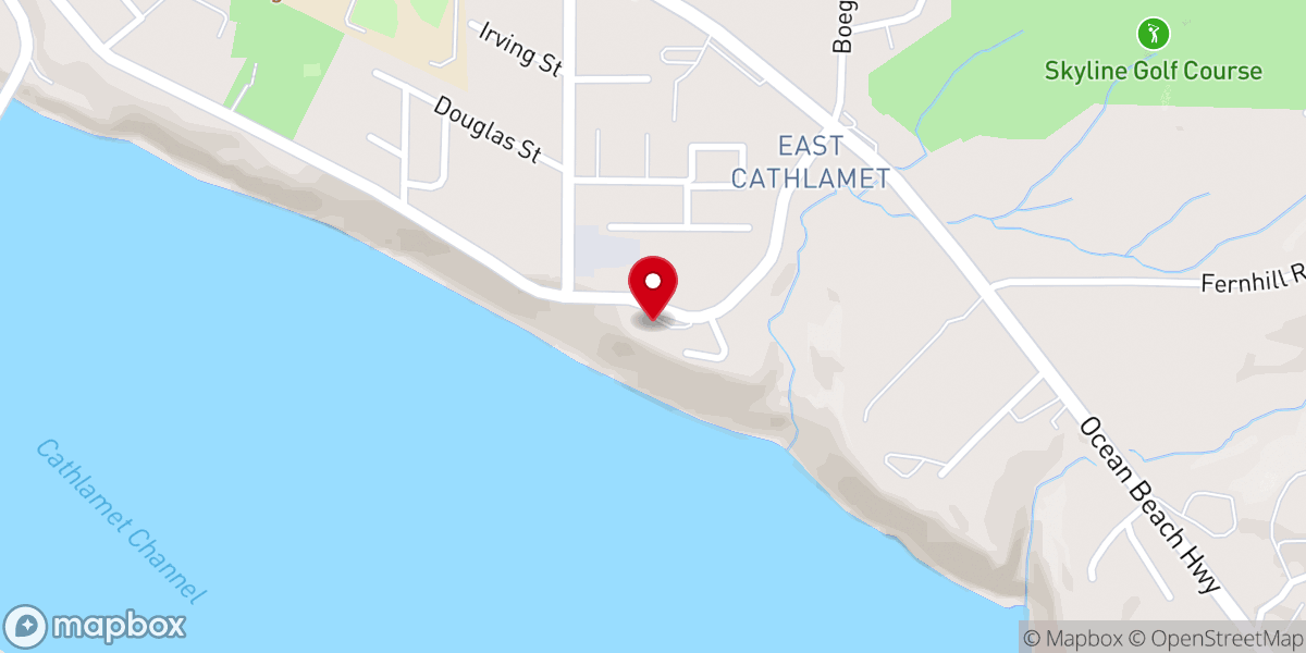 Map showing location of St. James Episcopal Church