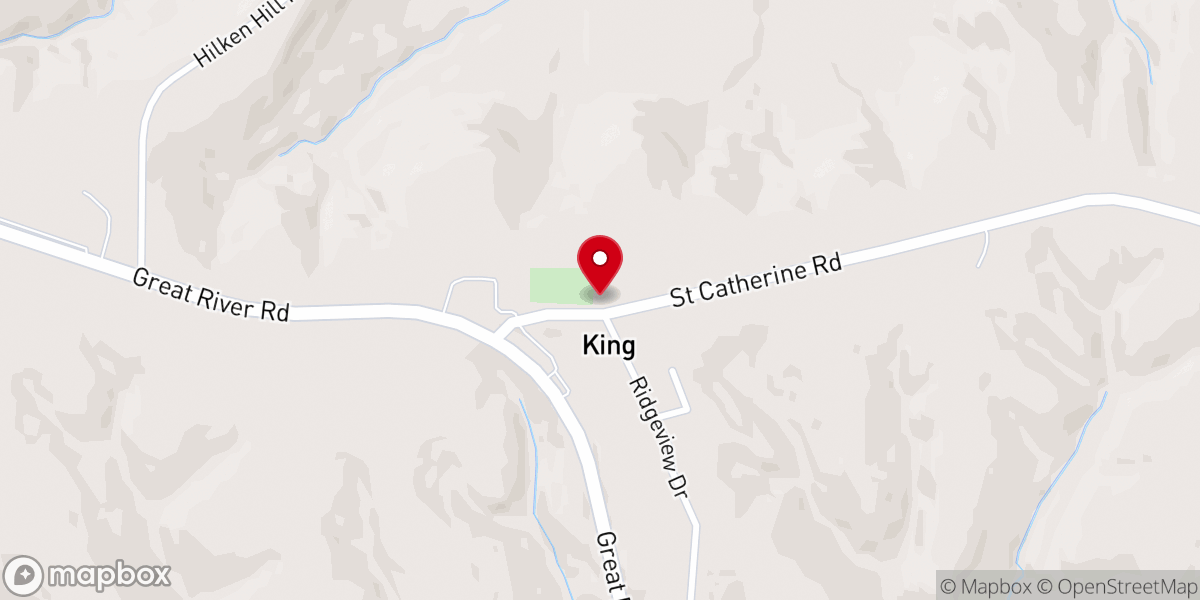 Map showing location of Saint Catherines Catholic Church