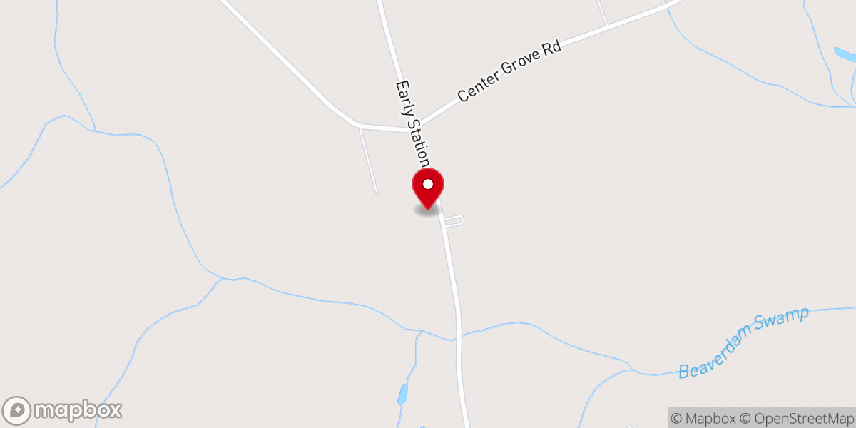 Map showing location of Faith Church