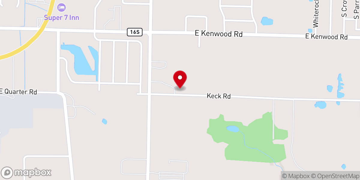 Map showing location of New Praise Church