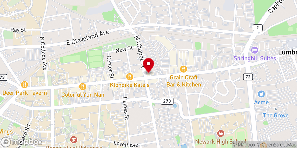 Map showing location of Saint John the Baptist Church